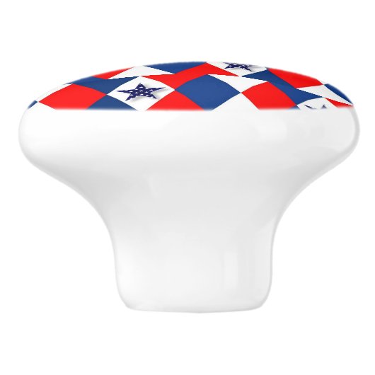 Patriotisch Keramikknauf (Seitenansicht)
