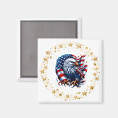 Patriotisch Magnet (Vorderseite/Rückseite)