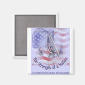 patriotisch magnet (Vorderseite/Rückseite)