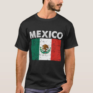 Patriotisch mexikanische Flaggenstolz Vintag ersch T-Shirt