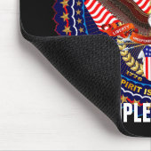  Patriotisch  Mousepad (Ecke)