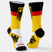 Patriotisch, Nachhaltig Deutschland Premium Socken (Gewinkelt)