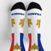 Patriotisch, Nachhaltig Frankreich Premium Socken (Oben)
