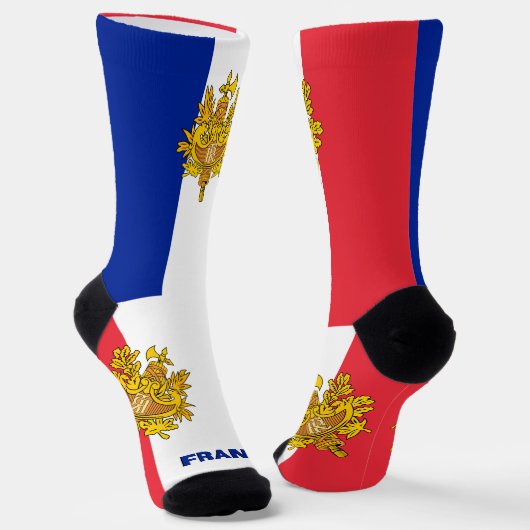 Patriotisch, Nachhaltig Frankreich Premium Socken (Gewinkelt)