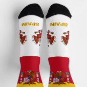 Patriotisch, Nachhaltig Spanien Premium Socken (Oben)