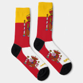 Patriotisch, Nachhaltig Spanien Premium Socken (Rechts)