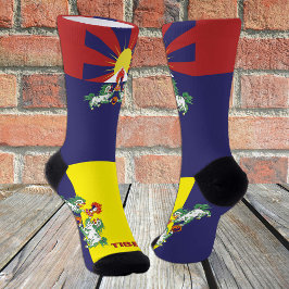 Patriotisch, Nachhaltig Tibet Premium Socken