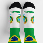 Patriotisch, Nachhaltiges Brasilien, Brasiliens Fl Socken (Oben)