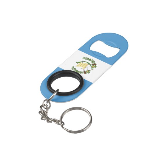 Patriotisch, Nationalflagge Mini Flaschenöffner (Rückseite Schrägansicht)