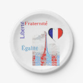 Patriotisch Pappteller (Vorderseite)