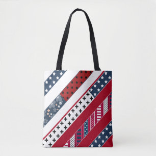Patriotisch, Patchwork Tasche