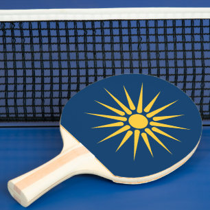 Patriotisch, Ping-Pong-Schläger mit Flagge von Mak Tischtennis Schläger