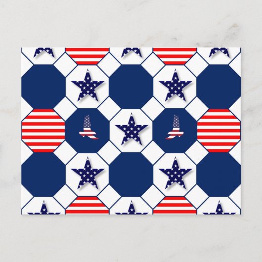 Patriotisch Postkarte (Vorderseite)