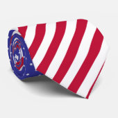 Patriotisch Rot Weiß und Blau US Flagge Krawatte (Gerollt)