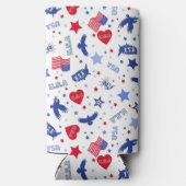 Patriotisch Selters Dosenkühler (Rückseite)