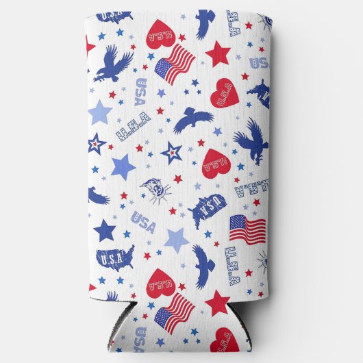 Patriotisch Selters Dosenkühler (Vorderseite)