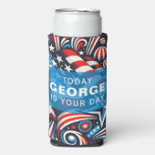 Patriotisch Selters Dosenkühler (Seltzer Vorderseite)