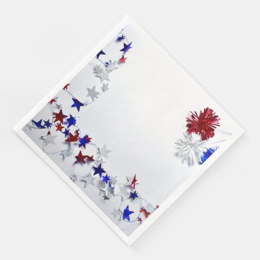 Patriotisch Serviette (Ecke)