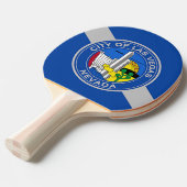 Patriotisch, Tischtennispaddel mit Flagge von Las Tischtennis Schläger (Vorderseite)