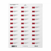 Patriotisch | TRINIDAD TOBAGO-Flag (Vorne)