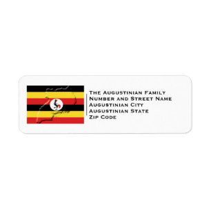 Patriotisch UGANDA FLAG
