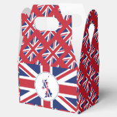 Patriotisch | UNION JACK | Großbritannien Rot Geschenkschachtel (Geöffnet)