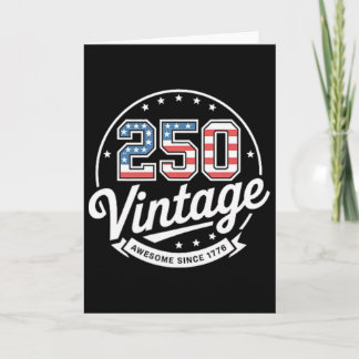 Patriotisch Us Vintage - Klick 250 Großartig 4. Ju Karte