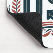 Patriotisch, Vintag USA Mousepad (Ecke)