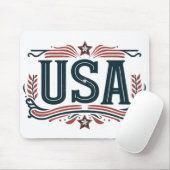 Patriotisch, Vintag USA Mousepad (Mit Mouse)