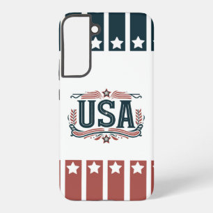 Patriotisch, Vintag USA Samsung Galaxy Hülle