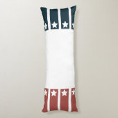 Patriotisch, Vintag USA Seitenschläferkissen (Rückseite (Vertikal))