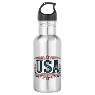 Patriotisch, vintage USA Edelstahlflasche