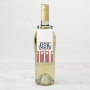 Patriotisch, vintage USA Flaschenanhänger