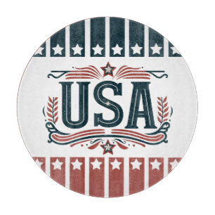 Patriotisch, vintage USA Schneidebrett
