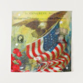 Patriotisch Wandteppich (Vorderseite)