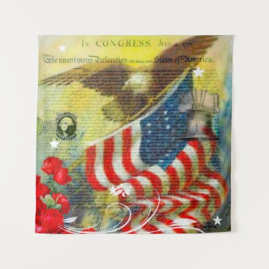 Patriotisch Wandteppich (Vorderseite)