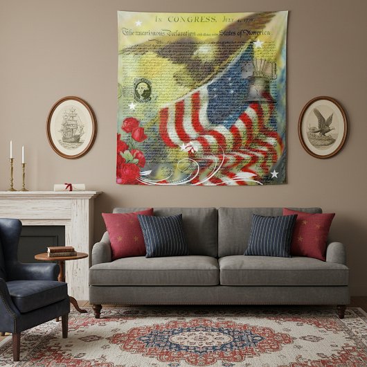 Patriotisch Wandteppich