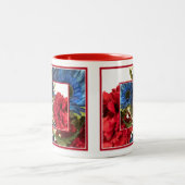 Patriotisch Zweifarbige Tasse (Mittel)