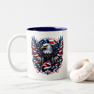 Patriotisch Zweifarbige Tasse