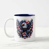 Patriotisch Zweifarbige Tasse (Links)