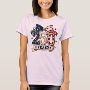 Patriotische 250-Jahre-Americana-Feier T-Shirt