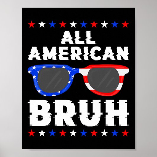 Patriotische 4. Juli Jungen Teens Kinder All Ameri Poster (Vorne)
