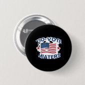 Patriotische Abstimmung Design mit amerikanischer Button (Vorne & Hinten)