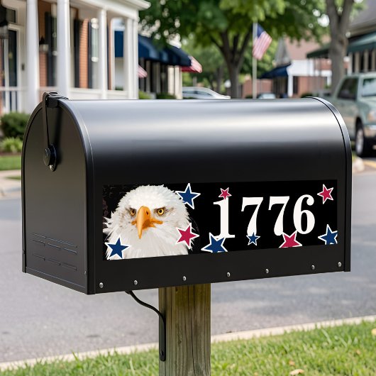 Patriotische Adler-Briefkastennummern Festliche Am Autoaufkleber