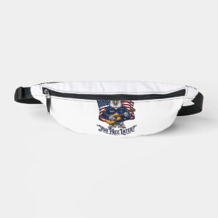 Patriotische Adler Gitarre Vintage Bauchtasche