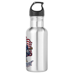 Patriotische Adler Gitarre Vintage Edelstahlflasche