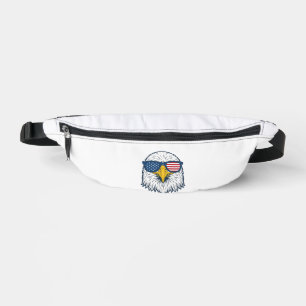 Patriotische Adler-Sonnenbrille Vintage-Vektor-Des Bauchtasche