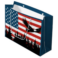 Patriotische Adlerflagge Party