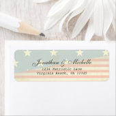 Patriotische Adresse der Vintagen amerikanischen F (Insitu)