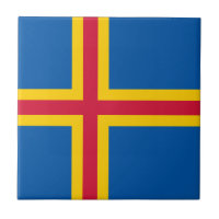 Patriotische Åland-Inseln-Flagge